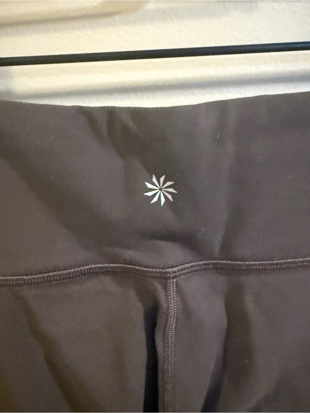 Athleta Olive Brown Elation Straight-Leg Leggings - Picture 3 of 4